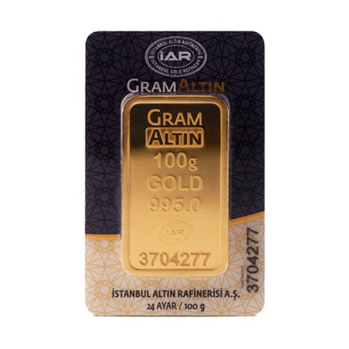 İAR 100 Gram Altın 24 Ayar