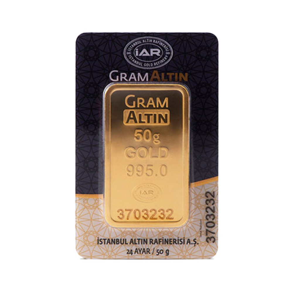 İAR 50 Gram Altın 24 Ayar