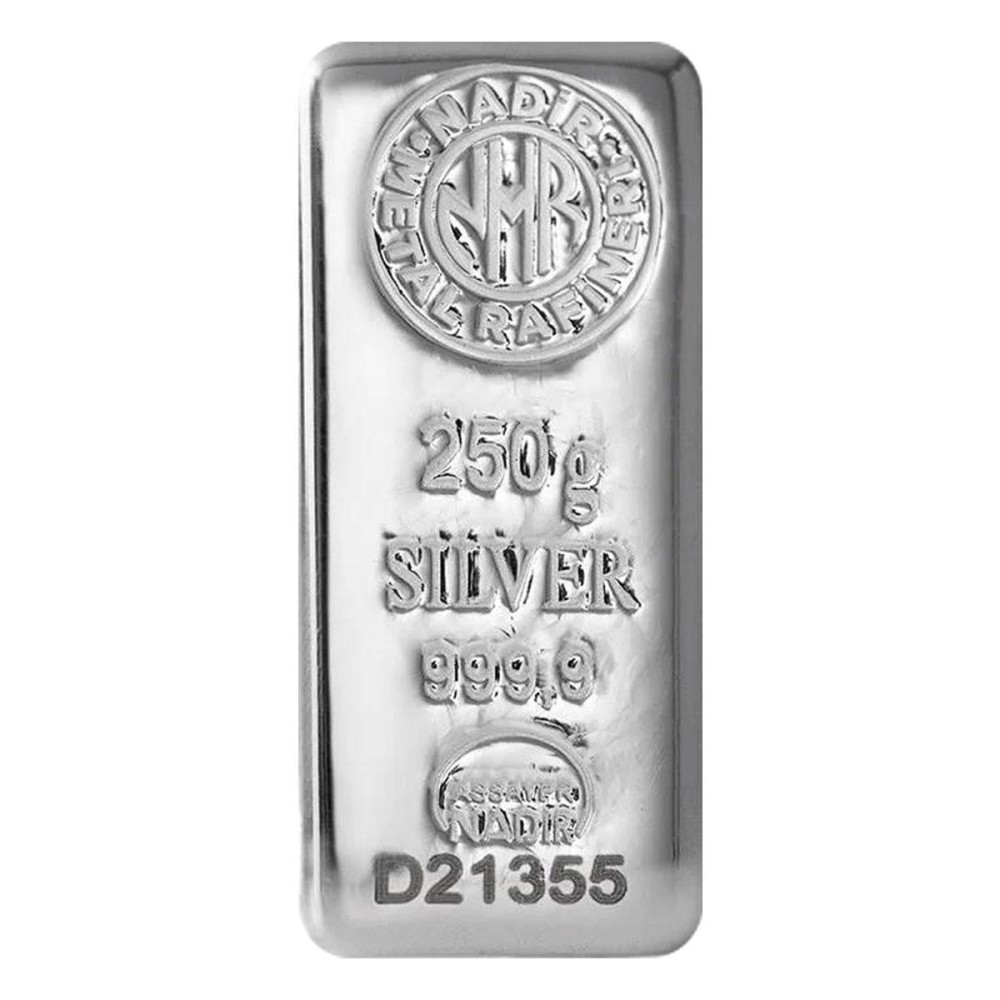 250 Gr NadirGold Gümüş Külçe