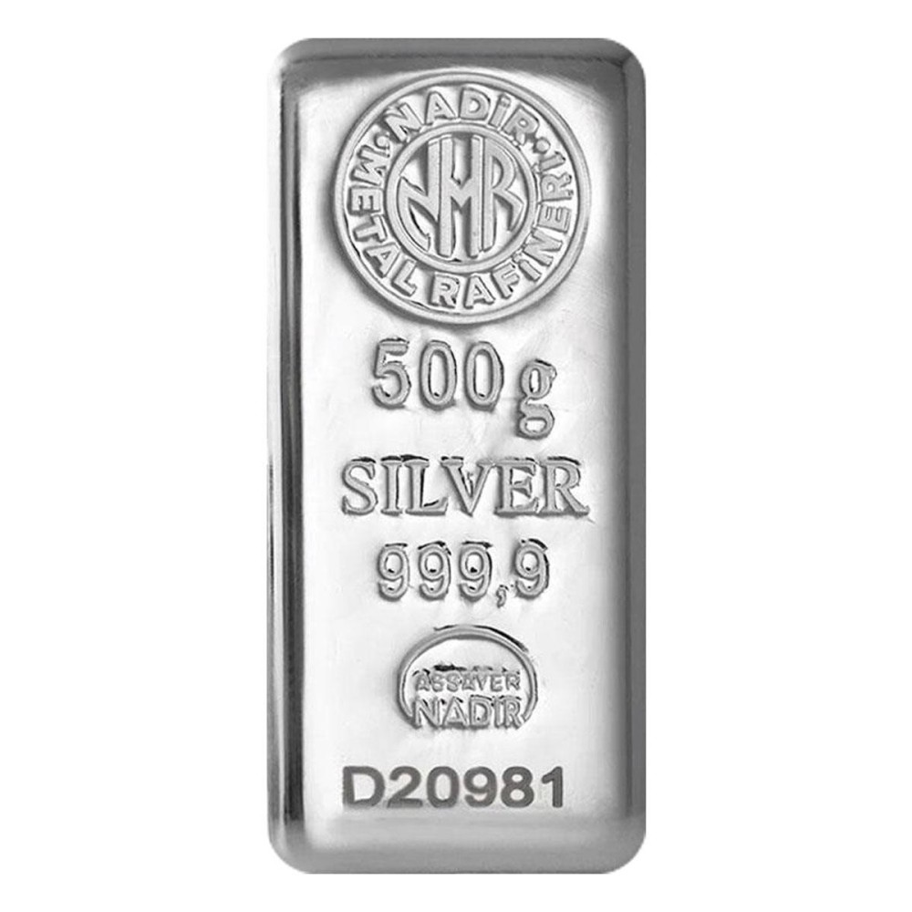 500 Gr NadirGold Gümüş Külçe